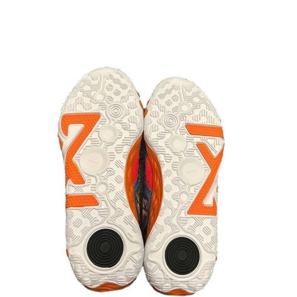 Nike PG 6 Hot Wheels NRG Laser Blue/Red/Orange Basketball Shoes - Picture 3 of 6